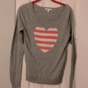 Delia’s heart sweater